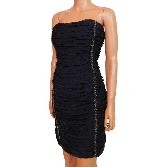 NEW JS Collections Embellished Strapless Dress Final Price - Picture 1 of 7